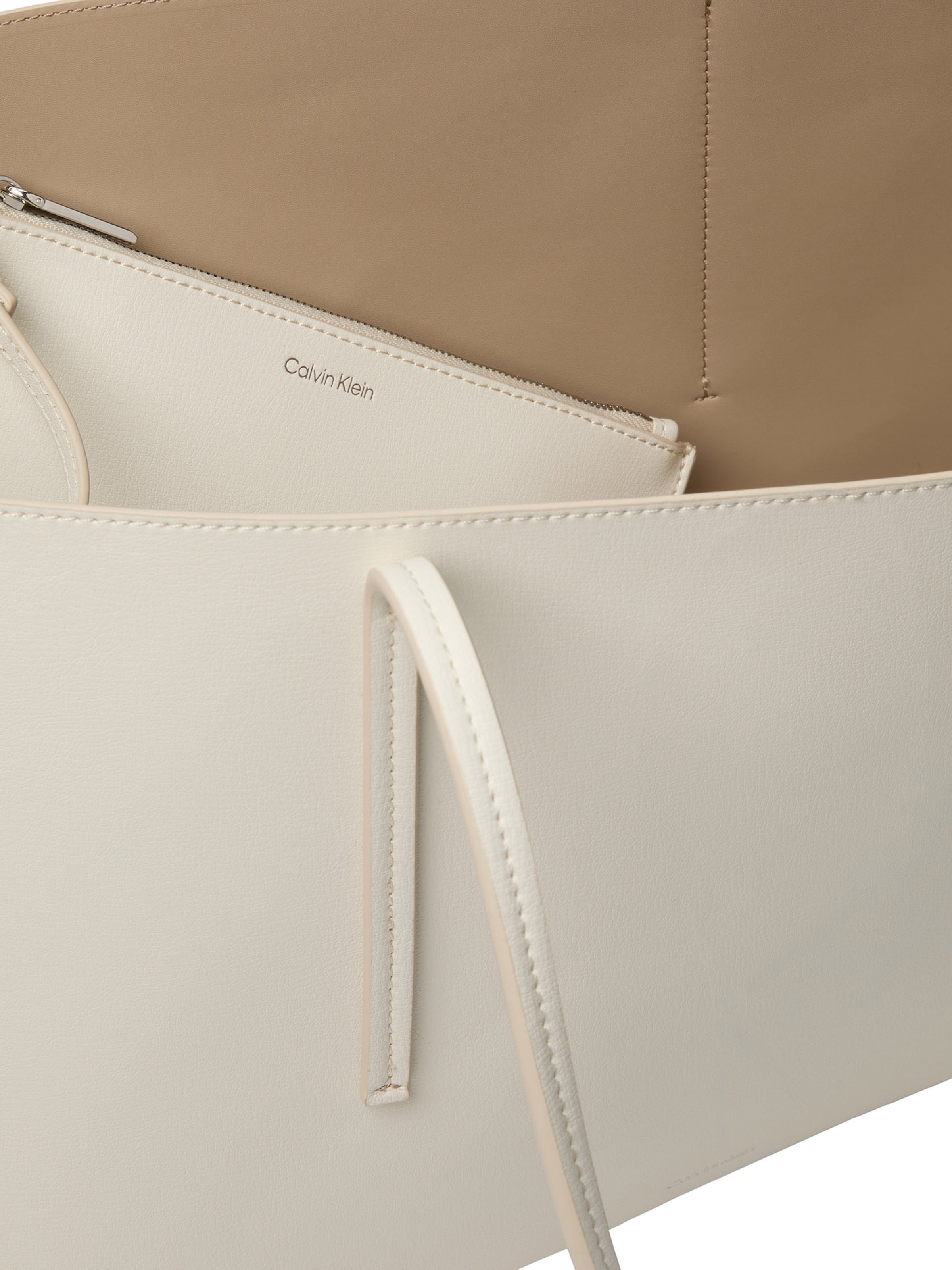 Calvin Klein Μεγάλη τσάντα σε λευκό