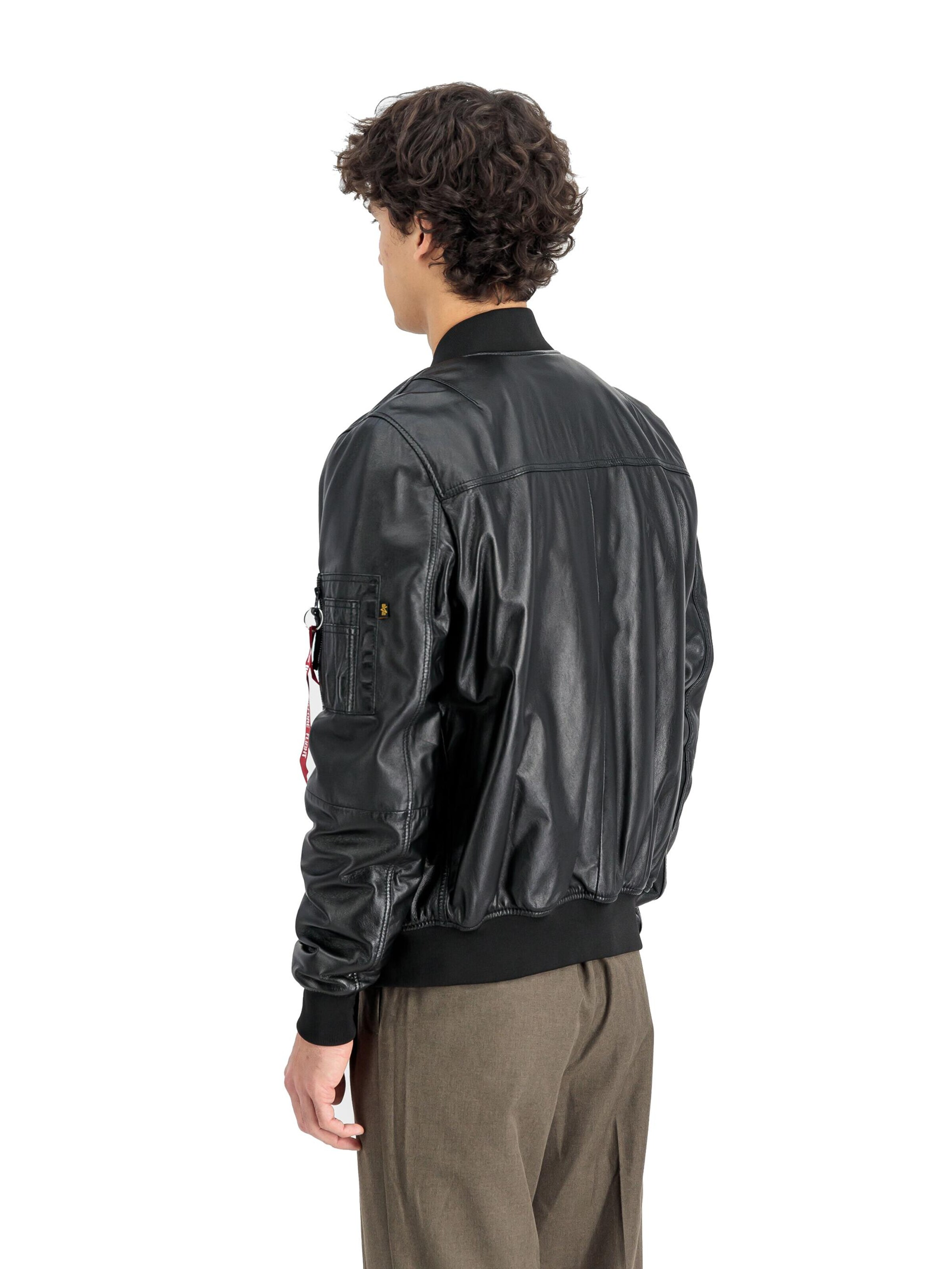 ALPHA INDUSTRIES Between-Season Jacket 'MA-1' in Black
