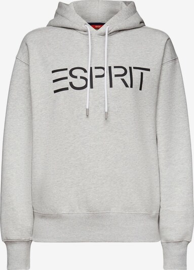 ESPRIT Sweatshirt in hellgrau / schwarz, Produktansicht