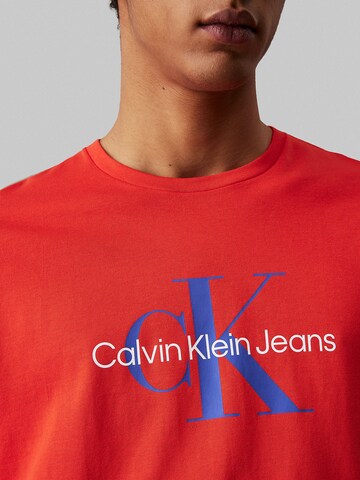 Calvin Klein Jeans T-Shirt in Rot