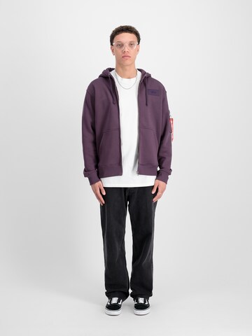 Giacca di felpa di ALPHA INDUSTRIES in lilla