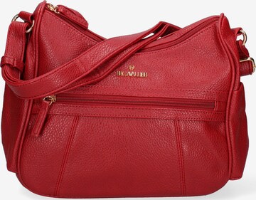 Borsa a tracolla 'Borsa a Tracolla Donna B Cavalli Ecopelle Zip Tasche Multiple 28x24cm' di B. Cavalli in rosso: frontale