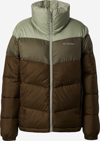 COLUMBIA - Chaqueta de montaña 'Puffect™' en verde: frente