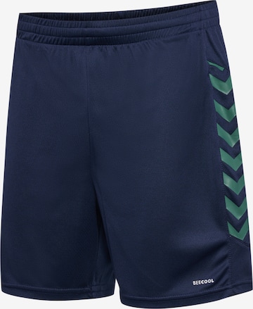 Regular Pantalon de sport 'Staltic Poly' Hummel en bleu