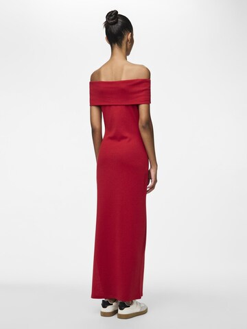 PIECES Dress 'LAYA' in Red