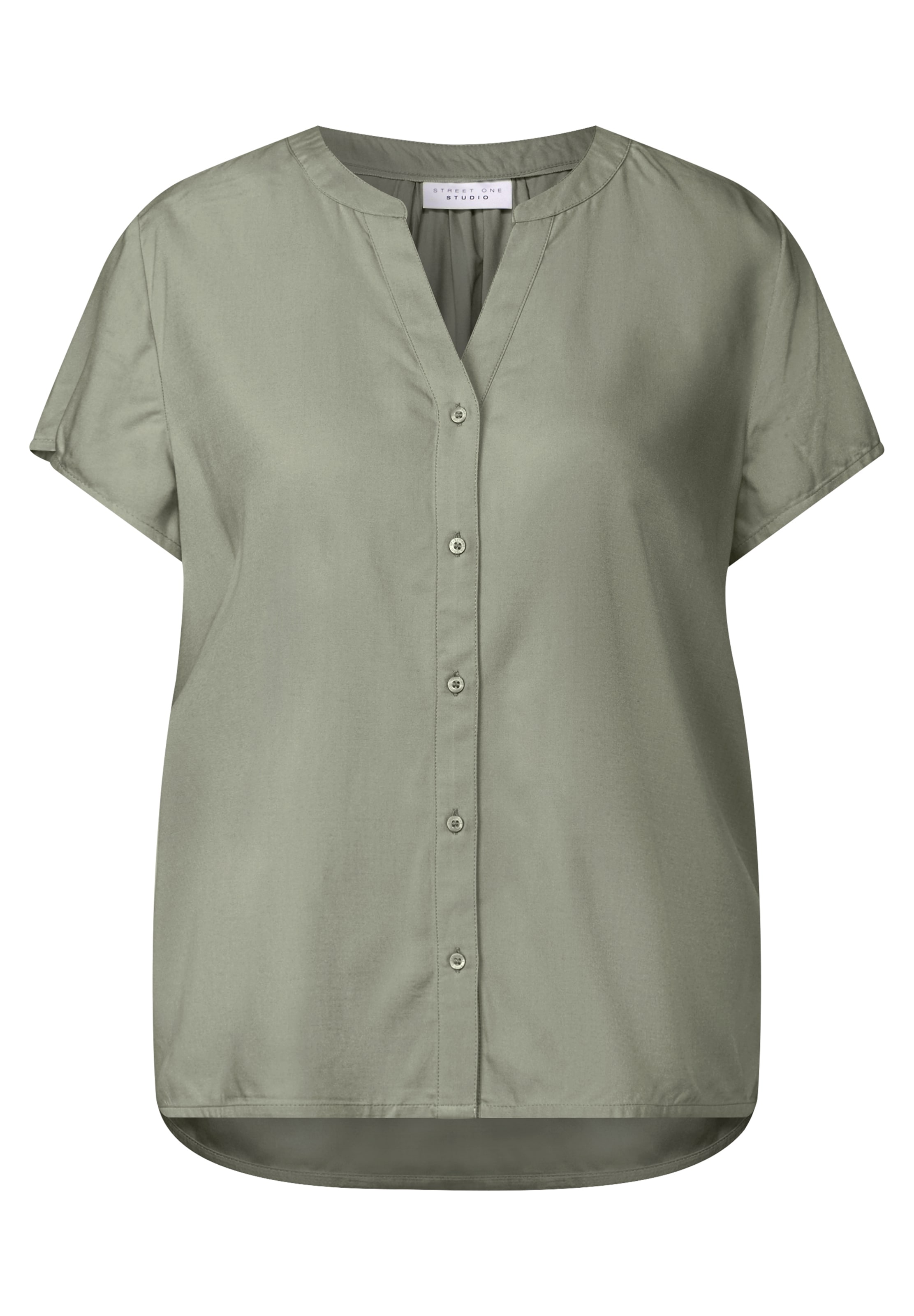 Street One Studio Bluse in Grün: Vorderseite