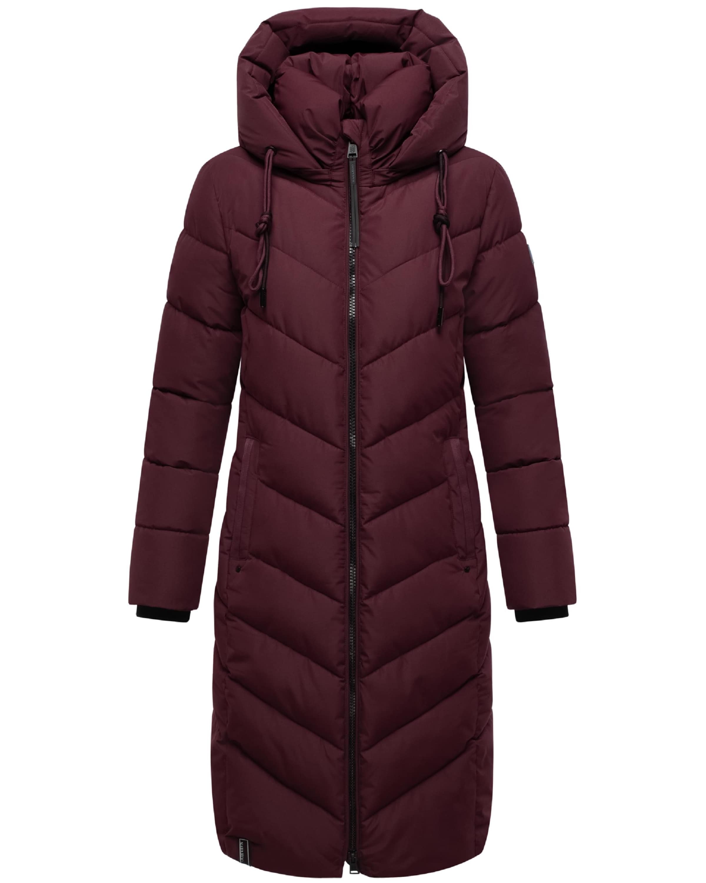 NAVAHOO Zimný kabát 'Sahnekatzii XIV' - Červená: predná strana