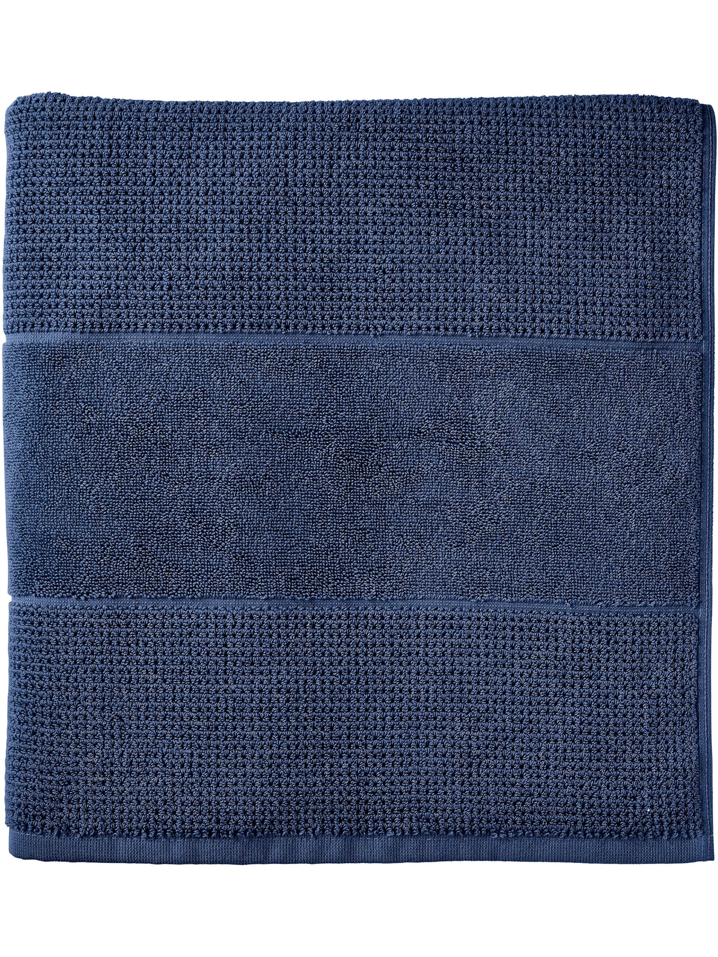 SCHIESSER Handtuch 'Saunatuch Turin'‌‌‌ in Blau: Vorderseite