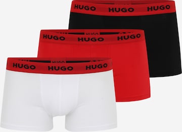 HUGO Обычный Шорты Боксеры в Красный: спереди