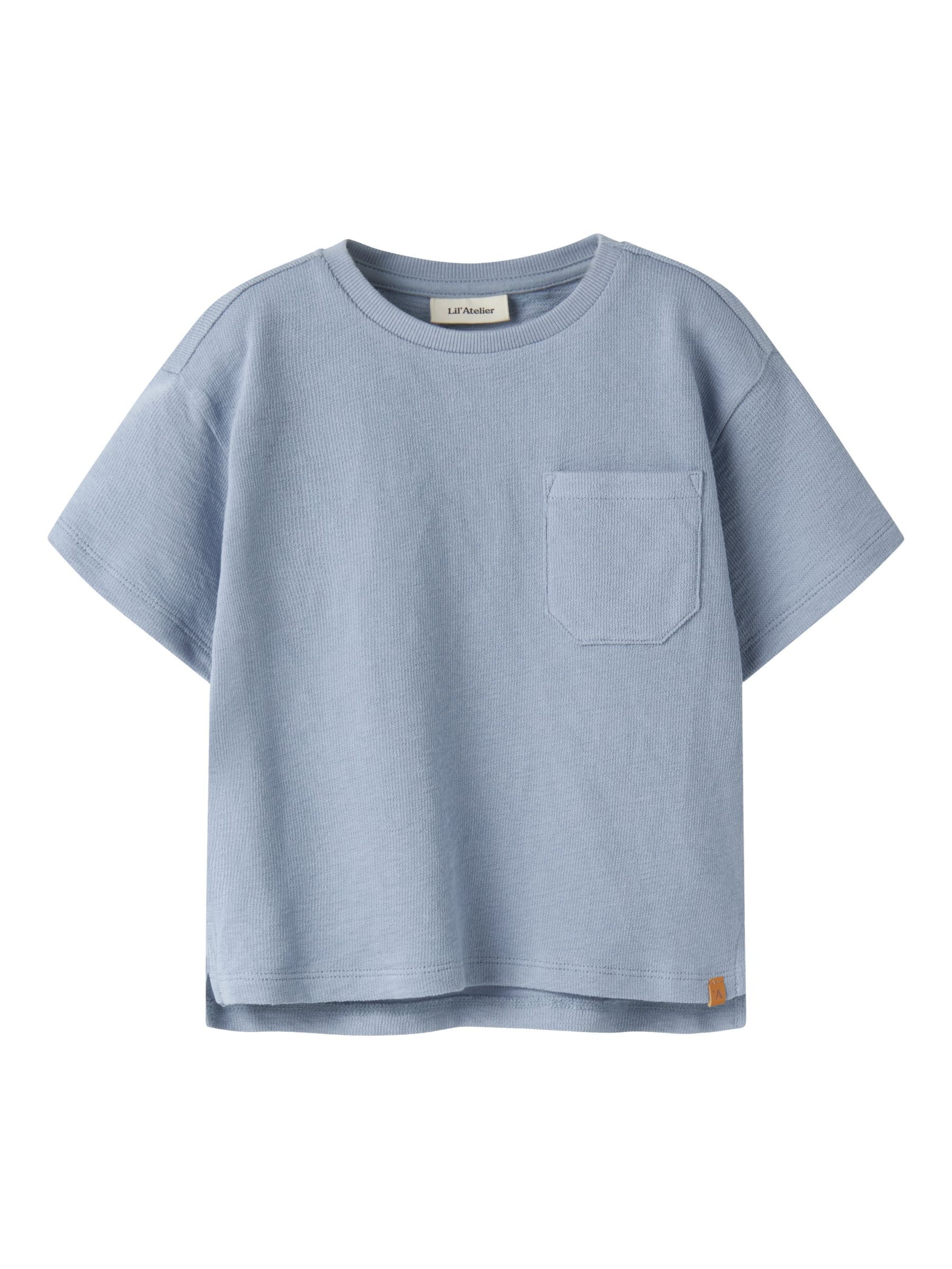 T-Shirt Lil'Atelier en bleu : devant