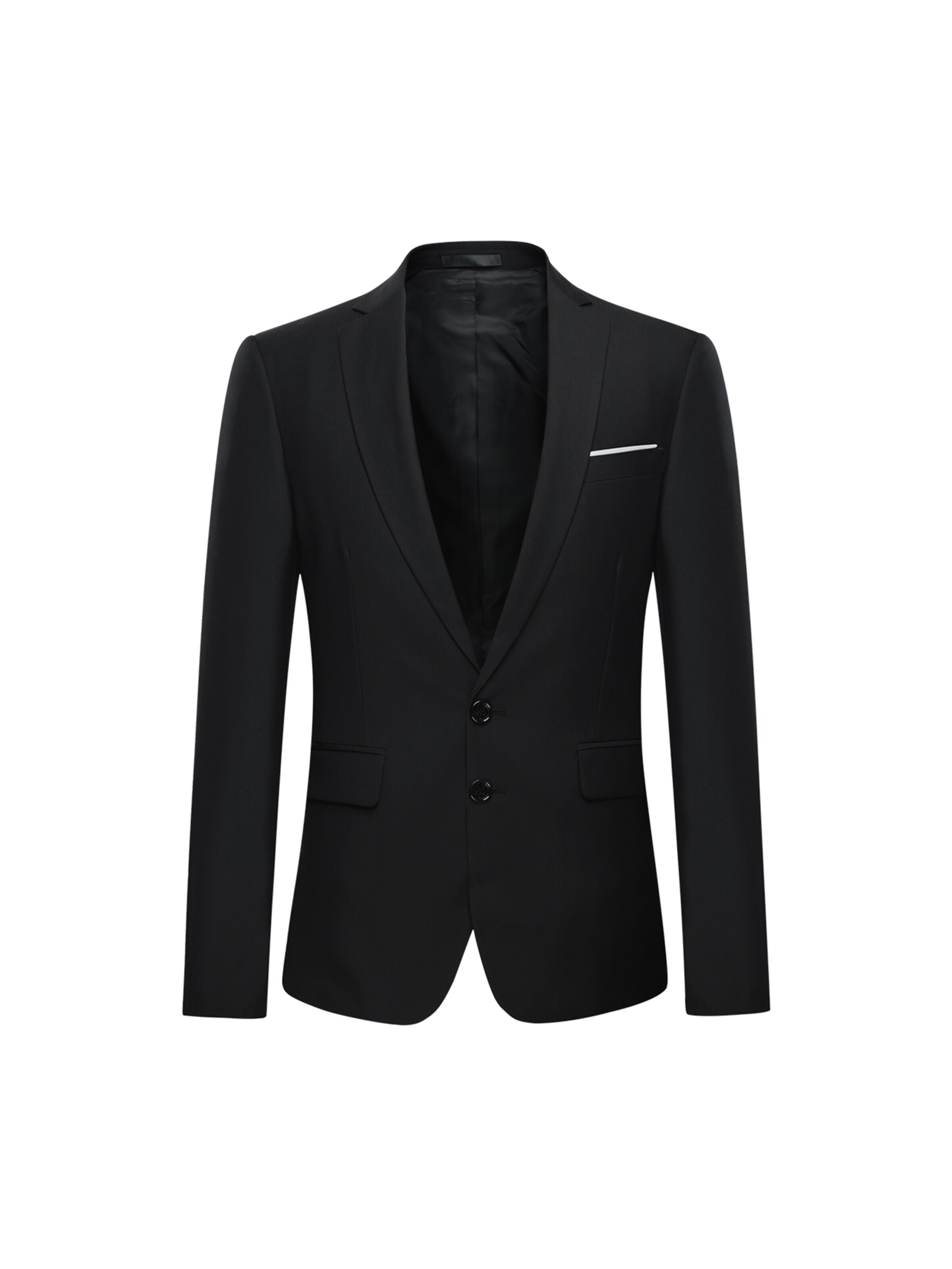 YOUTHUP Slim fit Suit 'Behaglich' in Black