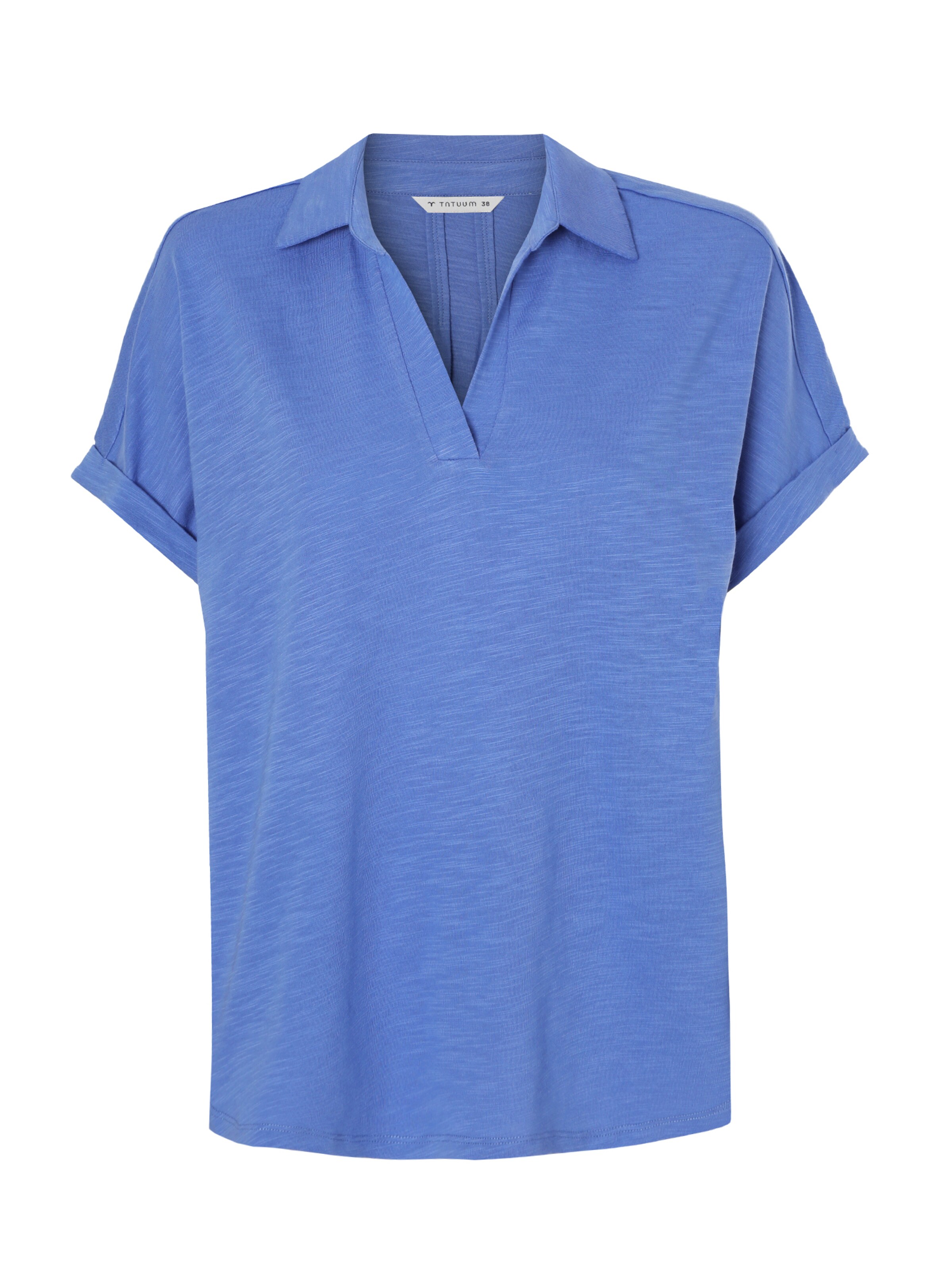 TATUUM Damenbluse Strickware AMBRA in Blau: Vorderseite