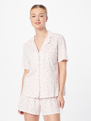 Women' Secret Short Pajama Set 'FRESH' in Pink: front