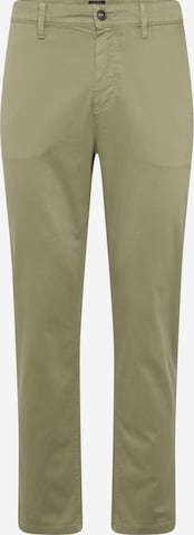 Pantalon chino BOSS en vert : devant