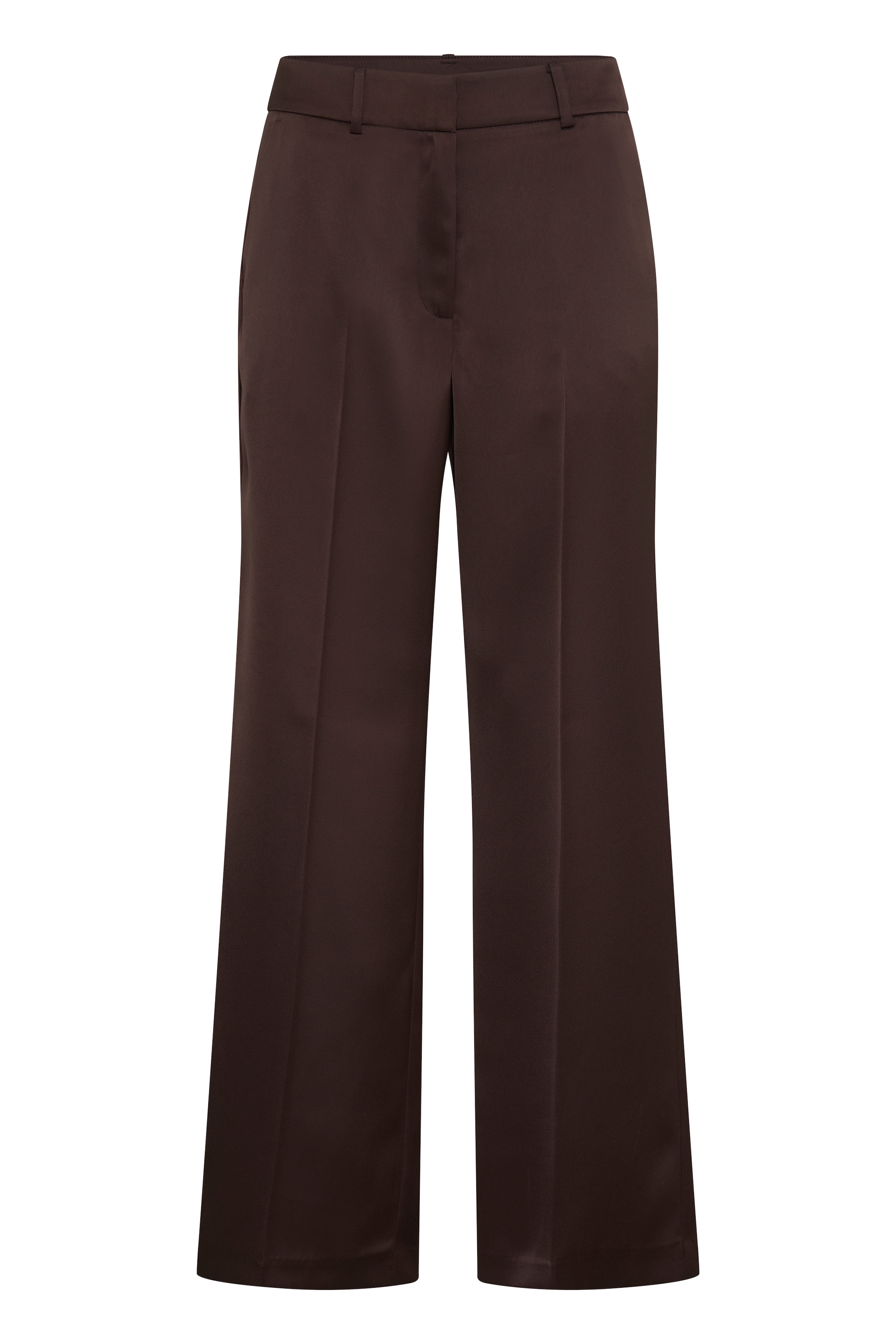 Wide Leg Pantalon à plis 'BYEVIE' b.young en marron : devant