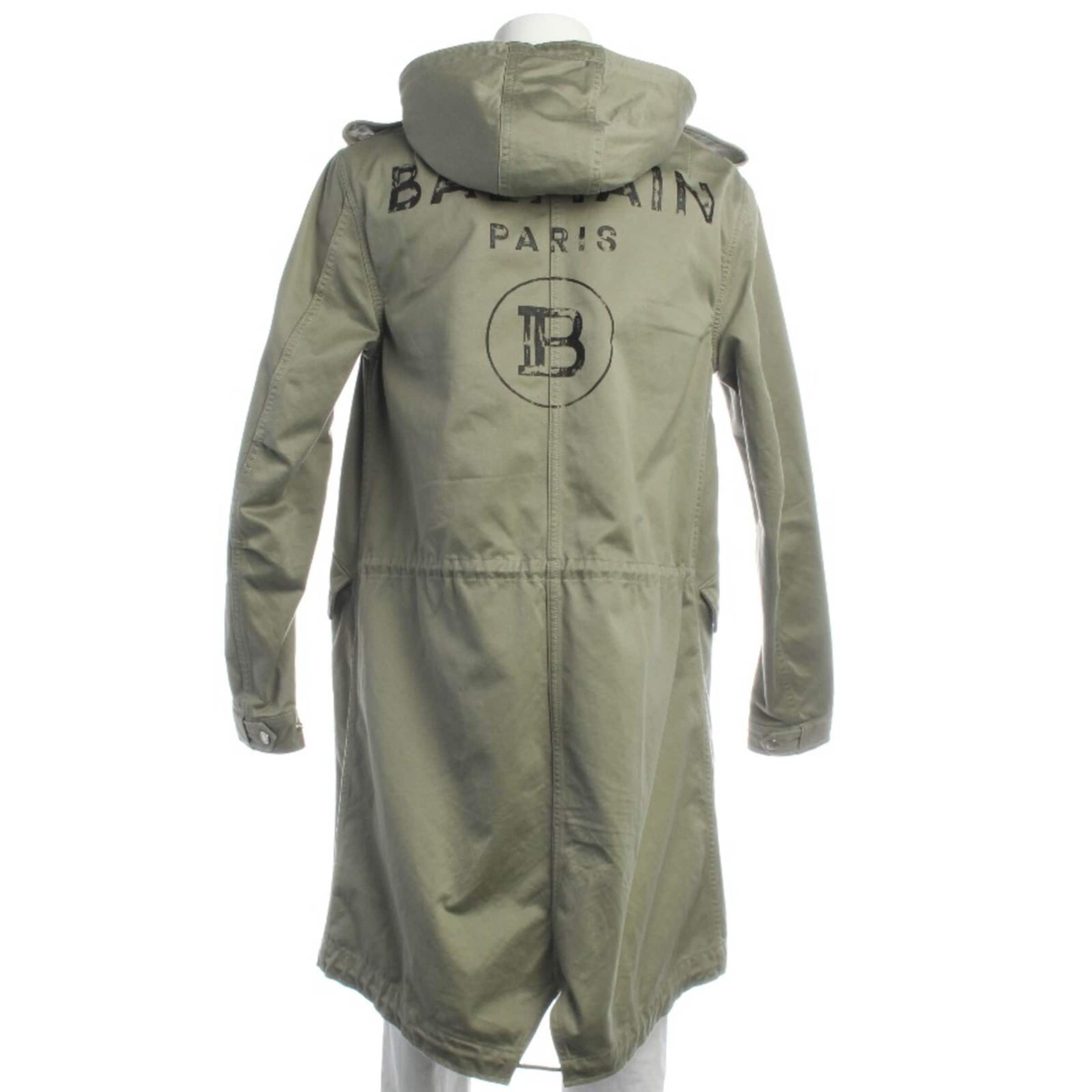 Balmain Übergangsjacke M in Grün