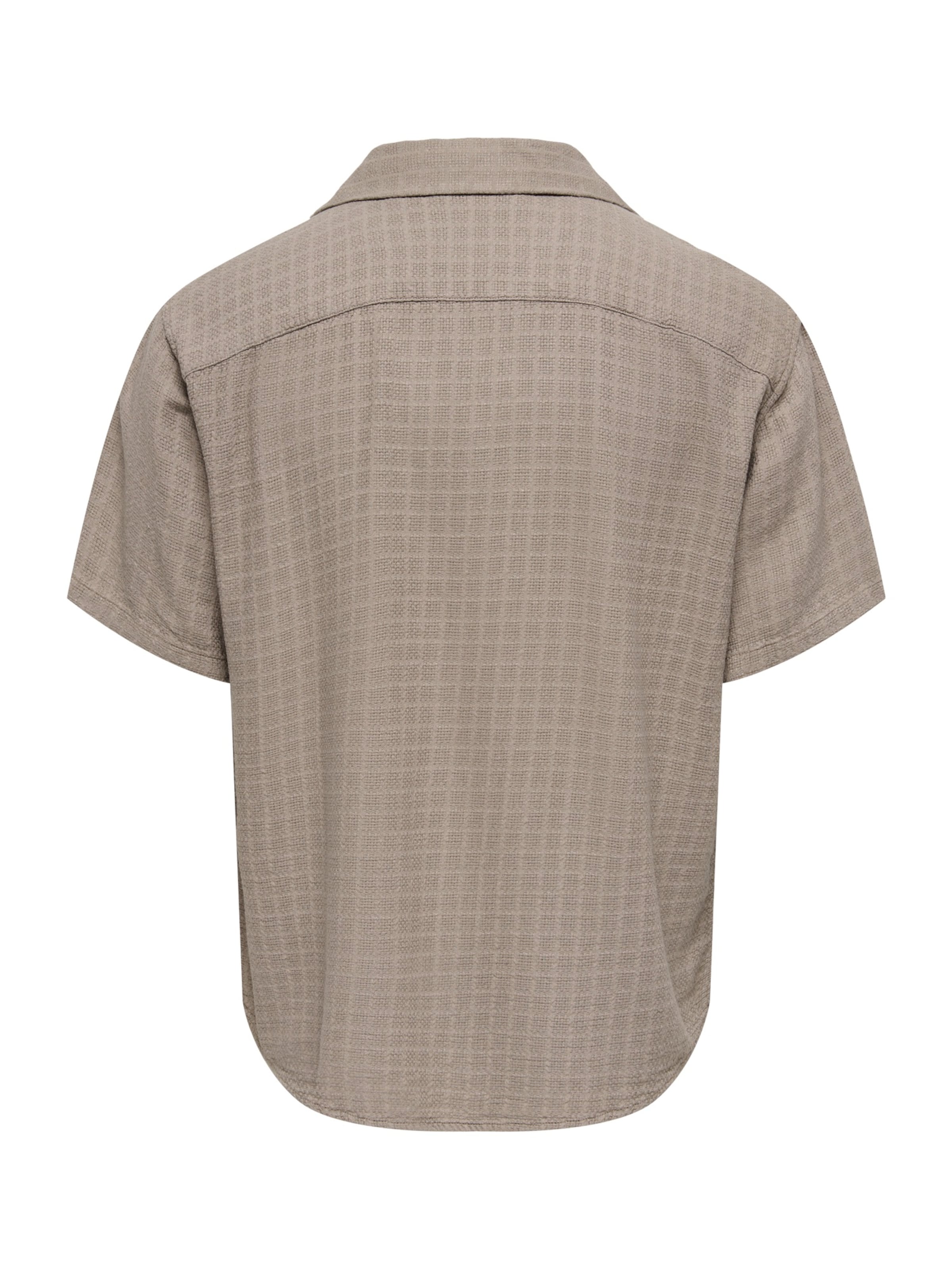 bēšs Only & Sons Standarta piegriezums Krekls 'ONSLATHAM'