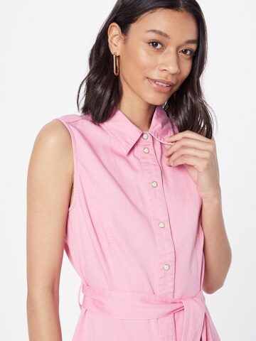 OBJECT Shirt dress 'DANIELLA' in Pink
