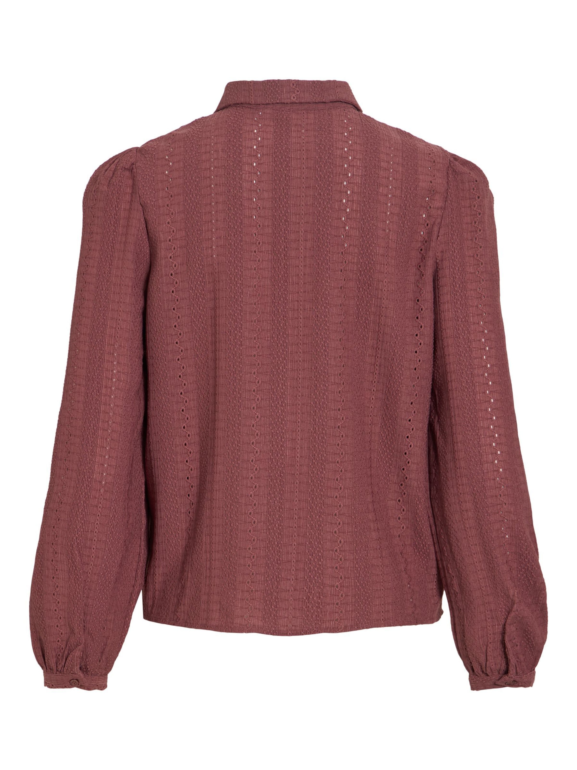 VILA Blouse 'VIZania' in Brown