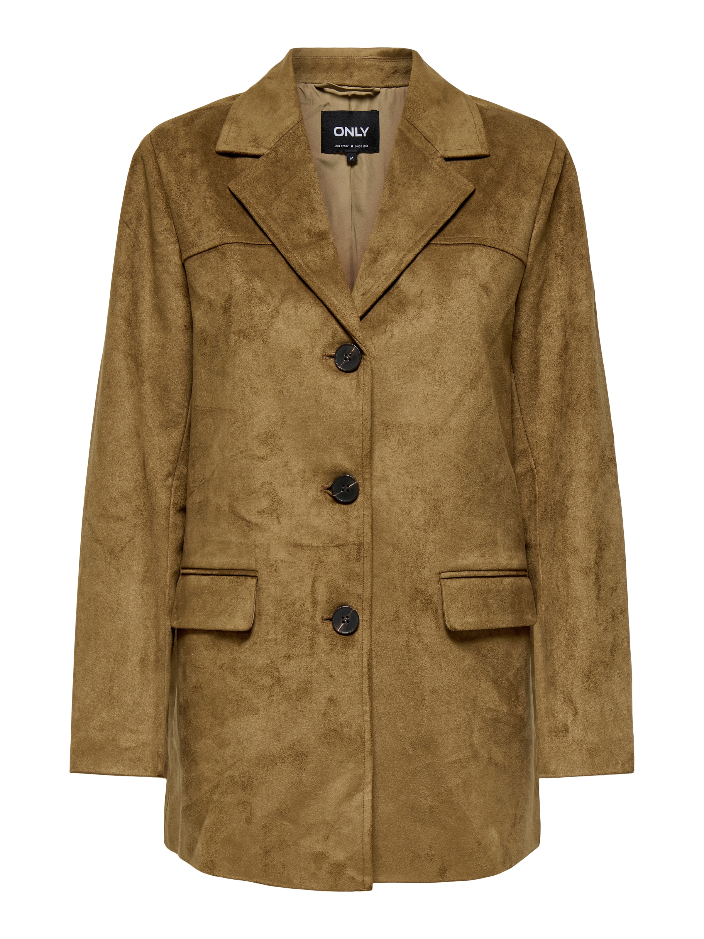 ONLY - Blazer 'TULIP' en marrón: frente