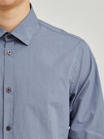 Bertoni Slim fit Button Up Shirt 'Balder' in Blue
