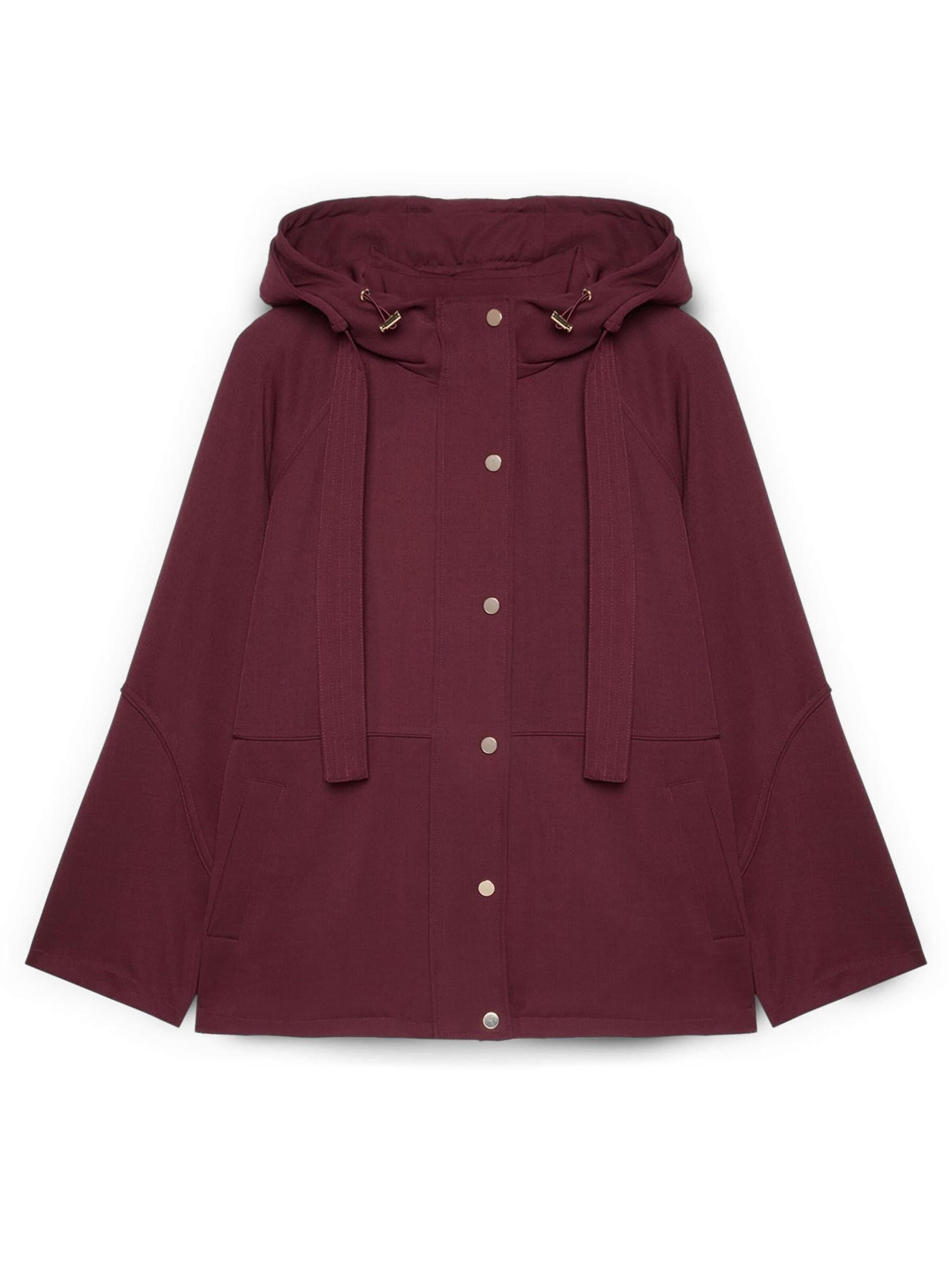 Fiorella Rubino Winter Coat in Red: front