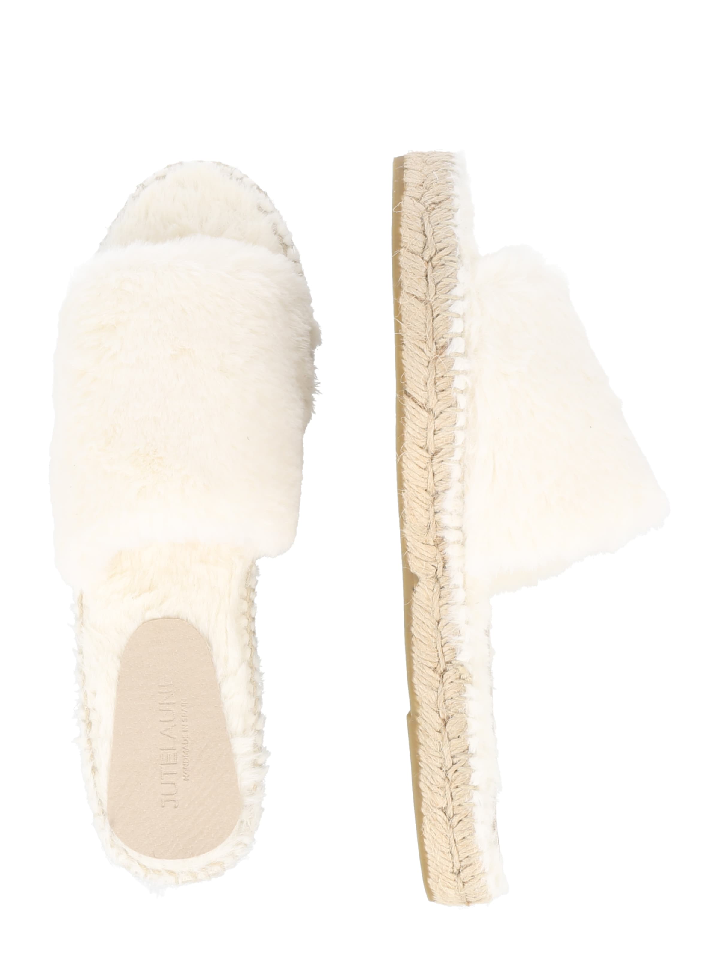 JUTELAUNE Παντόφλα σε λευκό