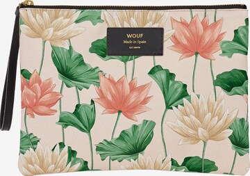 Wouf Clutch in Beige: front