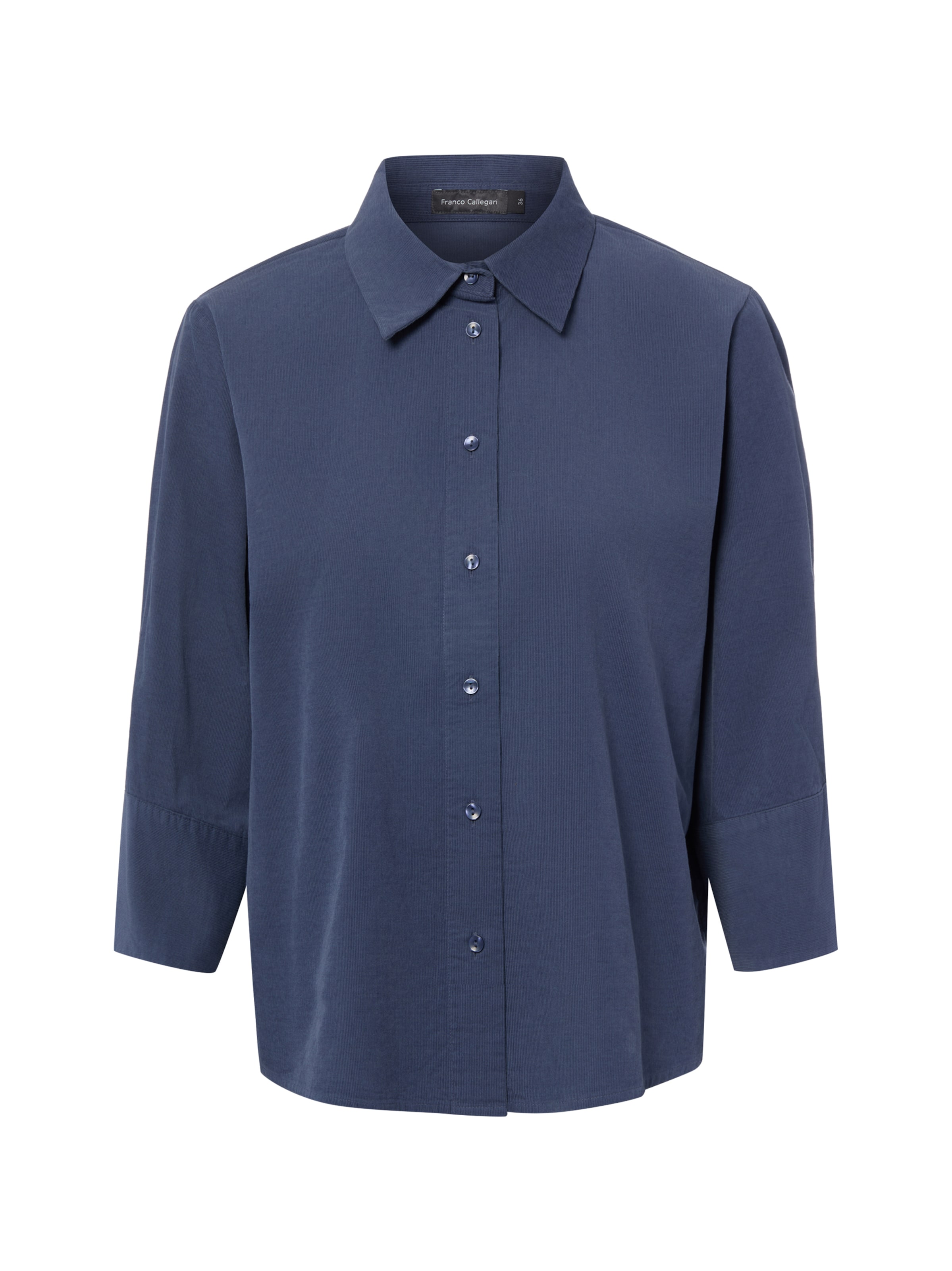 Franco Callegari Bluse in Blau: Vorderseite