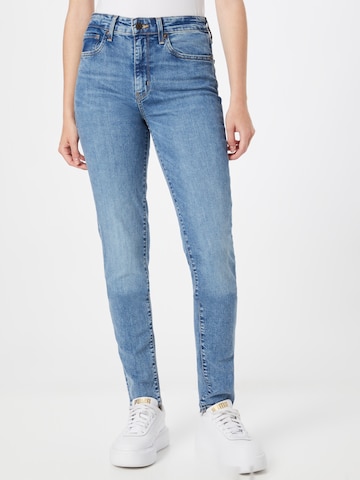 LEVI'S Jeans '721 HIGH RISE SKINNY' i blå: forside