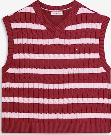 TOMMY HILFIGER Tröja i röd: framsida