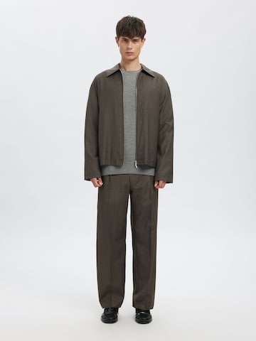 SELECTED Between-Season Jacket in Brown