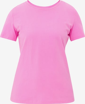Finn Flare Shirt 'Basic' in Pink: Vorderseite
