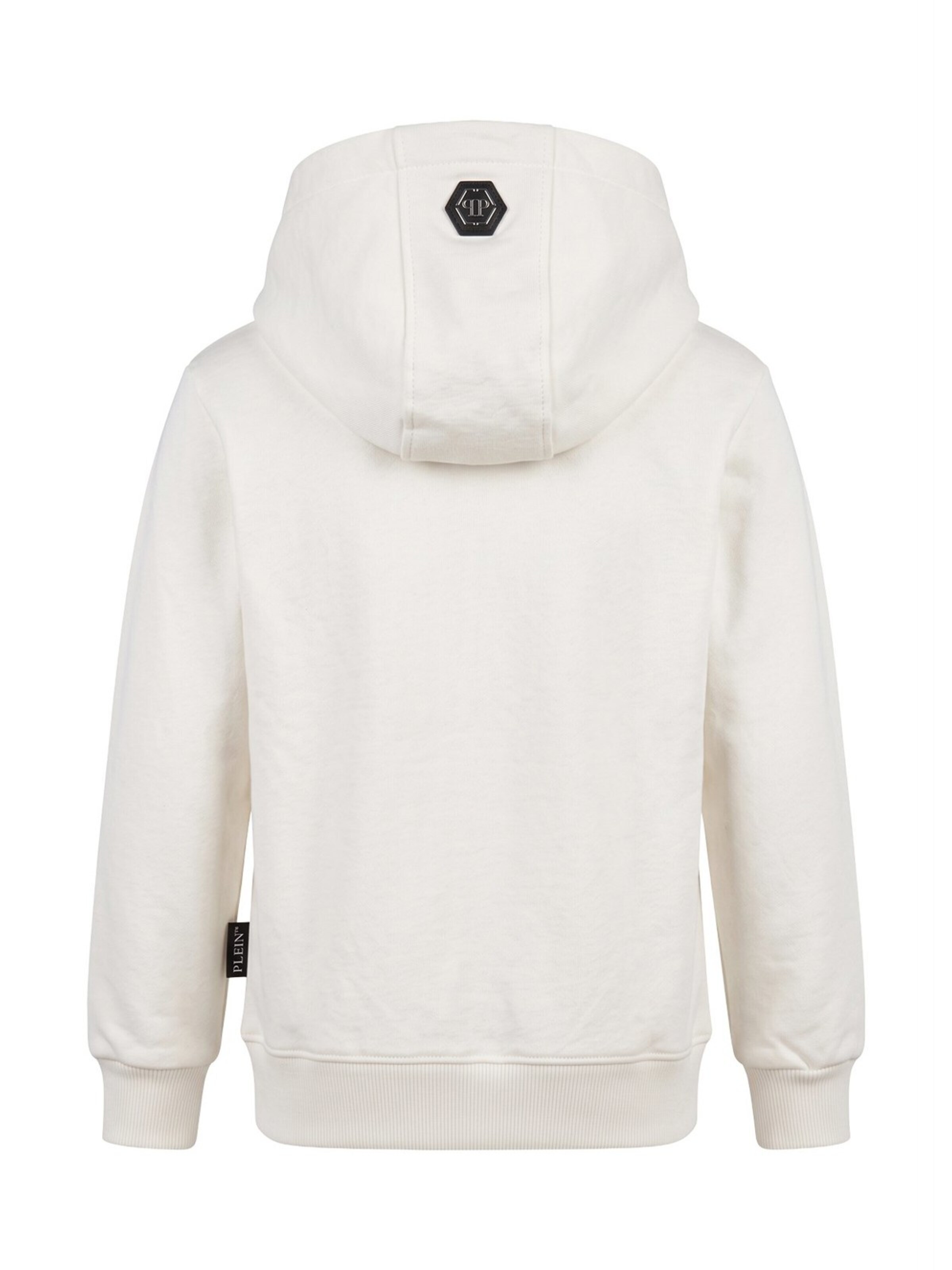 Philipp PleinSweater majica 'Felpa cappuccio bianca per bambino' - bijela boja