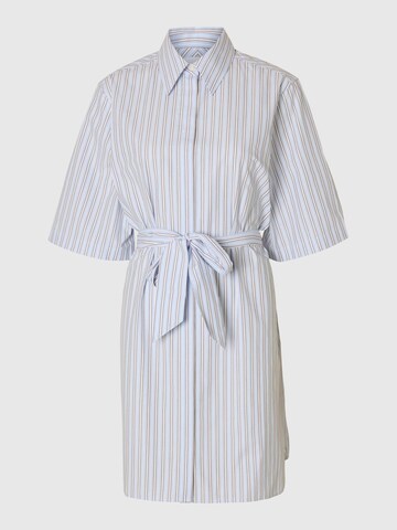 SELECTED FEMME Shirt dress in Blue: front