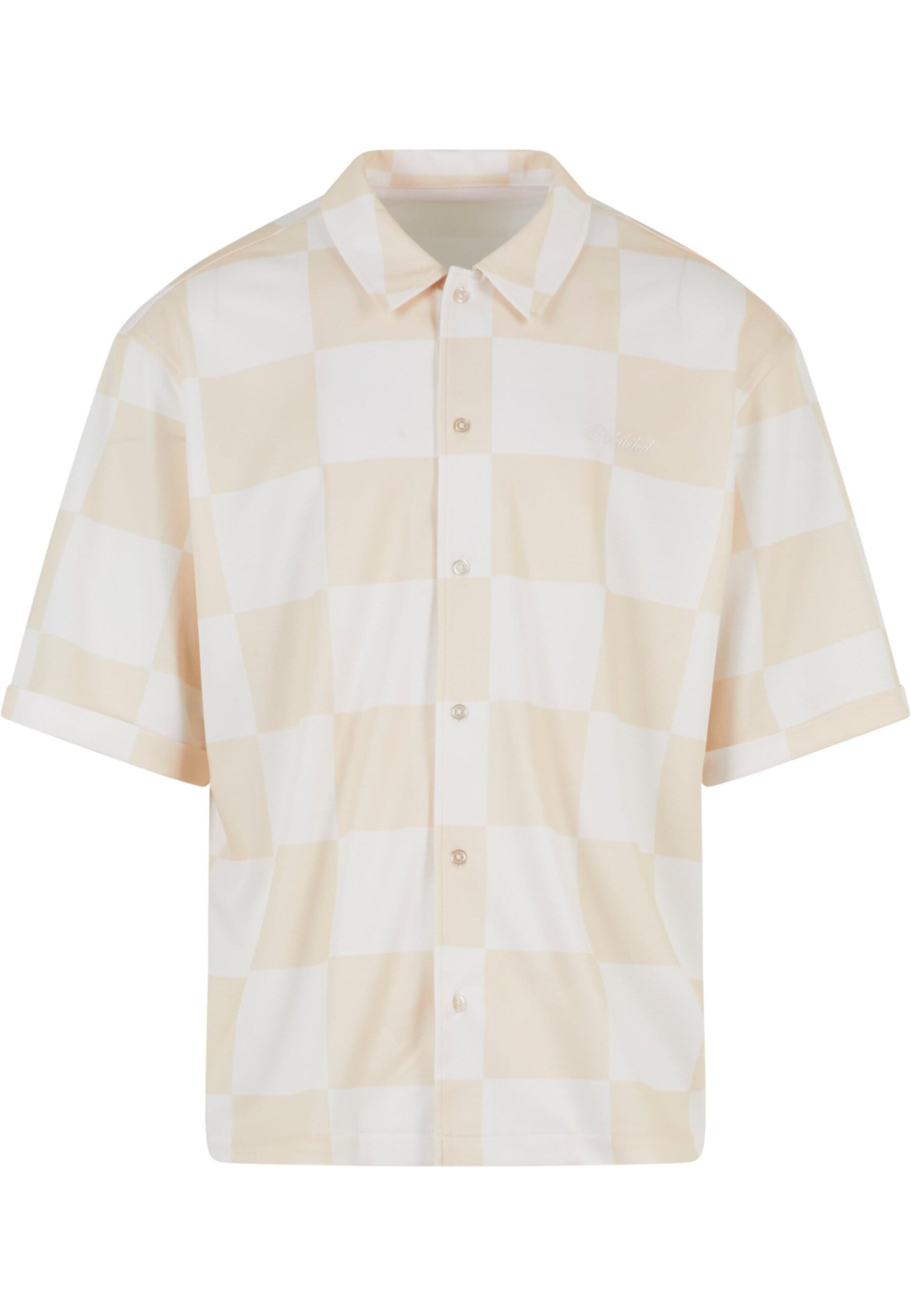 Comfort Fit Cămașă de la Prohibited pe bej: față