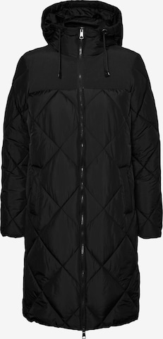 VERO MODA - Abrigo de invierno en negro: frente