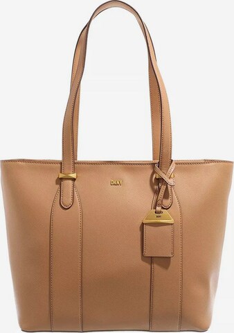 DKNY Shoulder Bag in Brown: front