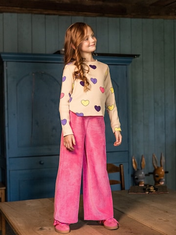 Looxs Revolution Wide leg Broek in Roze