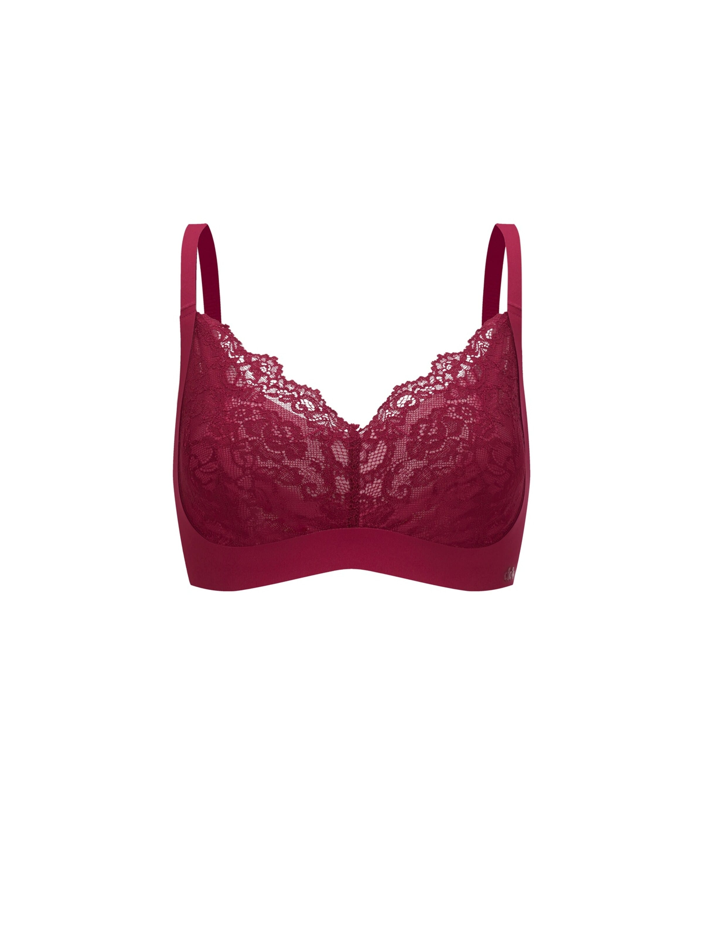 Soutien-gorge 'Comfort BH mit Lace' cfab en rose : devant