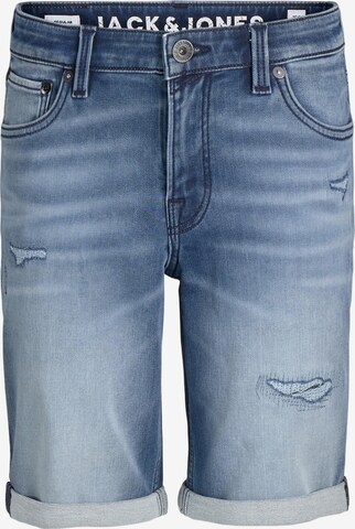 Jack & Jones Junior Slimfit Jeans 'Rick' in Blauw: voorkant