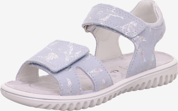 SUPERFIT Sandal 'Sparkle' i blå: framsida