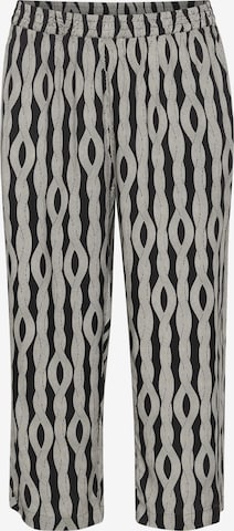 KAFFE CURVE Loose fit Trousers 'sanna' in Black: front