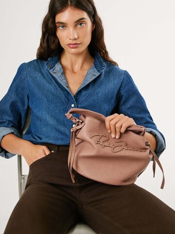 Sacs à main Pepe Jeans en marron : devant