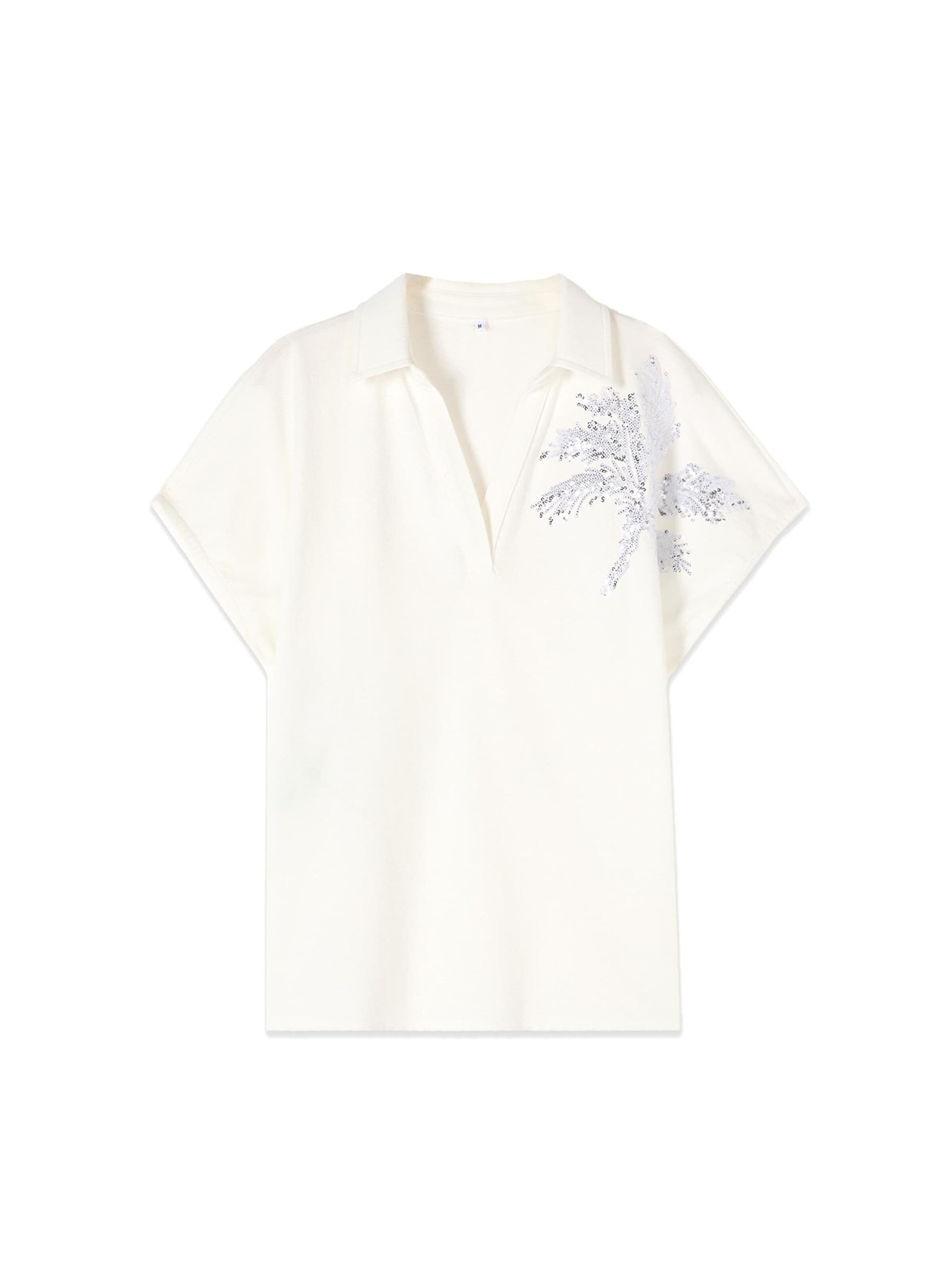 T-shirt oltre en blanc : devant