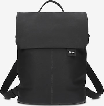 ZWEI Rucksack 'MADEMOISELLE.M MR13' in Schwarz: Vorderseite