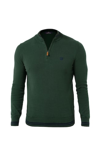 Jimmy Sanders Pullover in Grün: predná strana