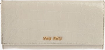 Miu Miu Geldbörse / Etui One Size in Weiß: Vorderseite