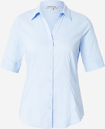 Chemisier MORE & MORE en bleu : devant