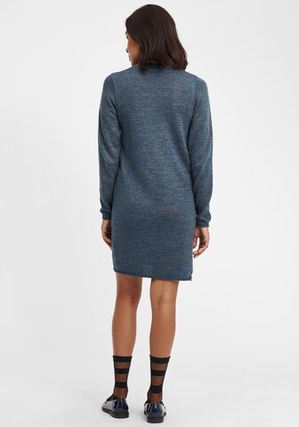 Oxmo Knitted dress 'Danielle' in Blue